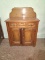 Antique Yellow Pine Single Drawer Cabinet