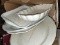 BL-Assorted Ironstone Platters and Plates -as found