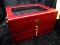 Cherry Coin Display Box with Key