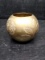Vintage Etched Brass Vase Made in India