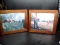 (2) Vintage Framed Prints-Fox in the Henhouse & Sunday Services (x2)