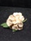 Franklin Mint Porcelain Flower Decor-Cape Jasmine Gardenia