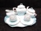 Vintage 8 pc Victorian Child's Tea Set for Two