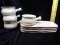 Temp-tations Presentable Ovenware-Polka Dot-8 pcs Soup and Sandwich Plates