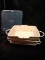 Temp-tations Presentable Ovenware-Polka Dot-Square Baking Dish with Metal Serving Rack
