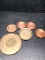 Collection 6 Brass and Copper Trays
