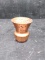 Pressed Flower Copper Vase