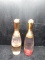 Pair Vintage Jim Beam Pin Bottles
