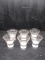 Collection 6 Vintage MCM Barware Glasses