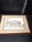 Framed & Matted Pen & Ink -The Benvenue House signed Jerry Miller