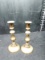 Pair 19th Century Brass Push UP Candlesticks
