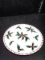 Hand painted Holly Serving Platter