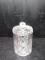 Block Lead Crystal Storage Jar