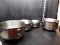 Stainless Steel Farberware Mixing Bowls and Spouted Bowl