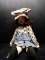 Vintage Folk Art Fabric Doll