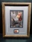 Framed and Matted Print and Stamp-Doberman Pinscher