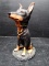 Resin Doberman Pinscher Figure-Sitting Bobblehead