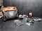 Harley Davidson Canvas Accessory Bag with Some Accessories