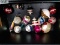 Collection Assorted Vintage Mercury Glass Ornaments