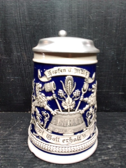 German Pottery Beer Stein