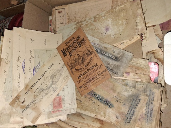 BL-Vintage Cancelled Checks, Ephemera