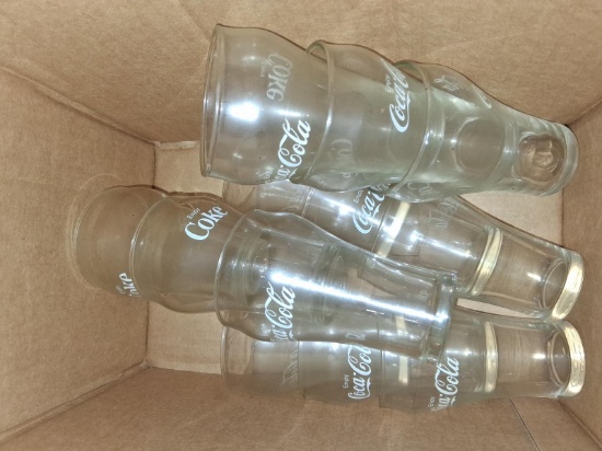 BL-Assortment 12 Vintage Coke Glasses