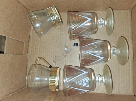 BL-Vintage MCM Barware Glasses and Mugs