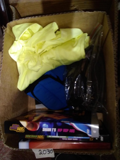 BL-Exercise DVDs, Weights, Shirt