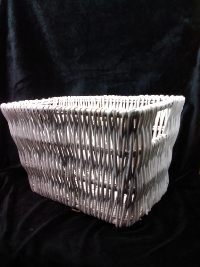 White Wicker Basket