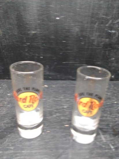 Hard Rock Cafe -2 Shot Glasses