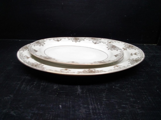 Imperial China Groton-(2) Oval Serving Platters