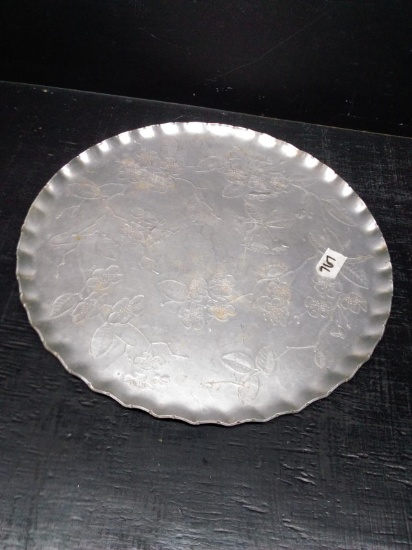 Hammered Aluminum Tray