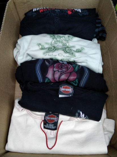 Collection 5 Harley Davidson Ladies XL Shirts