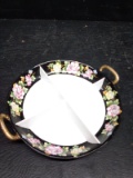 Hand painted Nippon Double Handle Divided Dish