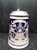 German Pottery Beer Stein