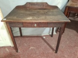 Antique Pine Single Drawer Desk