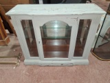 Old World Painted Glass Front Buffet
