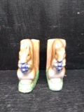 Pair Hand painted Japan Rabbit Bookends
