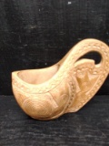 Hand Carved Wooden Native American Style Creamer