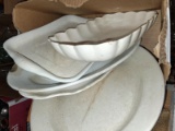 BL-Assorted Ironstone Platters and Plates -as found