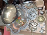 BL-Silver Plate, Basket, Trivet