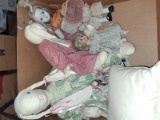 BL-Assorted Folk Art & Porcelain Dolls