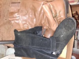BL-Leather and Suede Boots Size 11