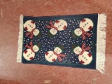 BL-Novelty Snowman Throw Rug