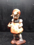 Vintage Porcelain Dutch Girl wearing Daddy's Shoes