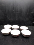 Collection 6 Oriental Style Rice Bowls