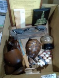 BL-Assorted Woodenware-Wall Plaques, Turtle (broken foot), Driftwood with Duck