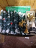 BL-Assorted Christmas Lights, Angels, Porcelain Figures