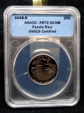 Coin ANACS Certified PR70 DCAM-Puerto Rico