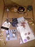 Assorted Jewelry-Watch, Keychains, Earrings, Necklace Set